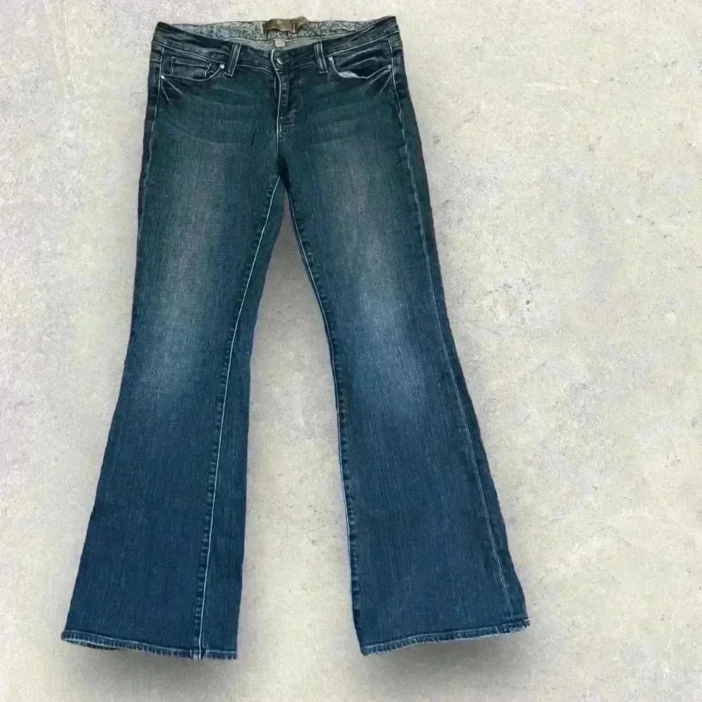 Vintage PAIGE jeans w30‎ laurel canyon flared bottoms